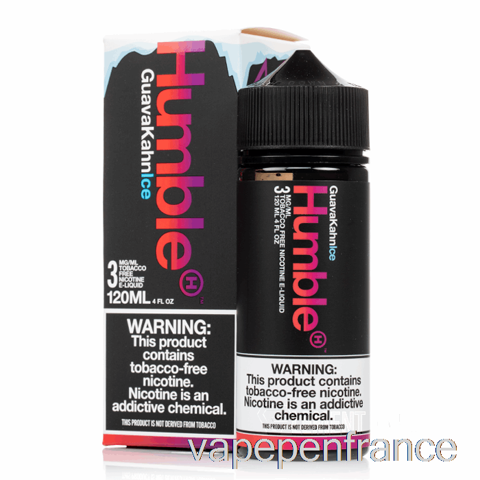 Goyave Glacée Kahn - Humble Juice Co - 120 Ml 0 Mg Stylo Vape